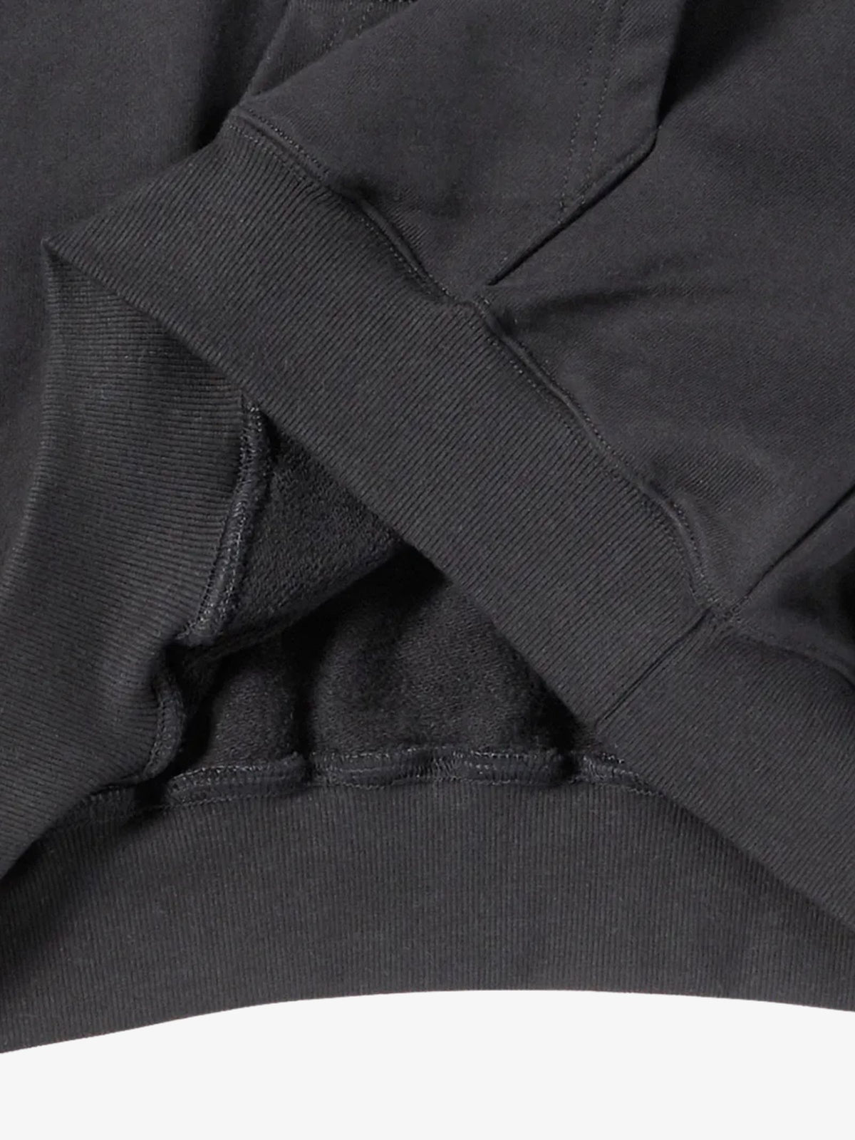 ADLV Two Tone Thick Print Hoodie | Black