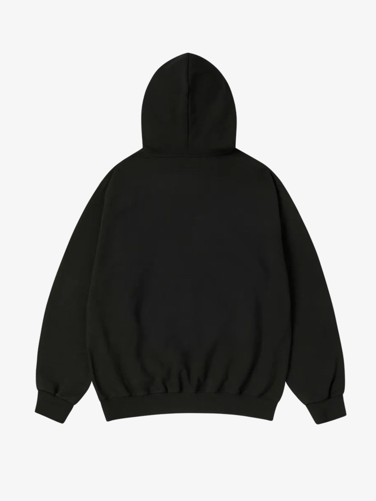 ADLV Two Tone Thick Print Hoodie | Black