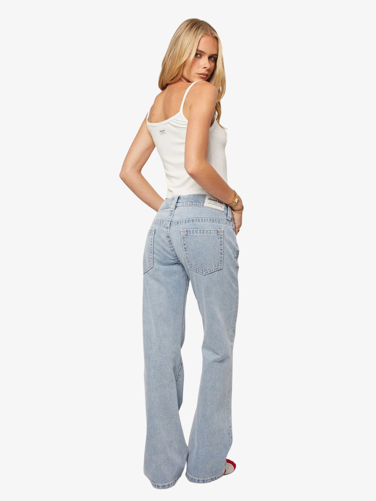 Abrand Baby Doll Singlet | White