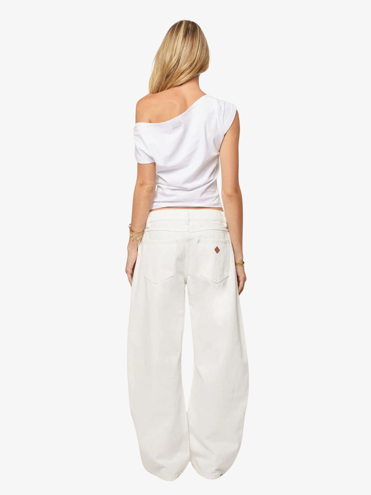 Abrand 99 Barrel Jeans | White Gold