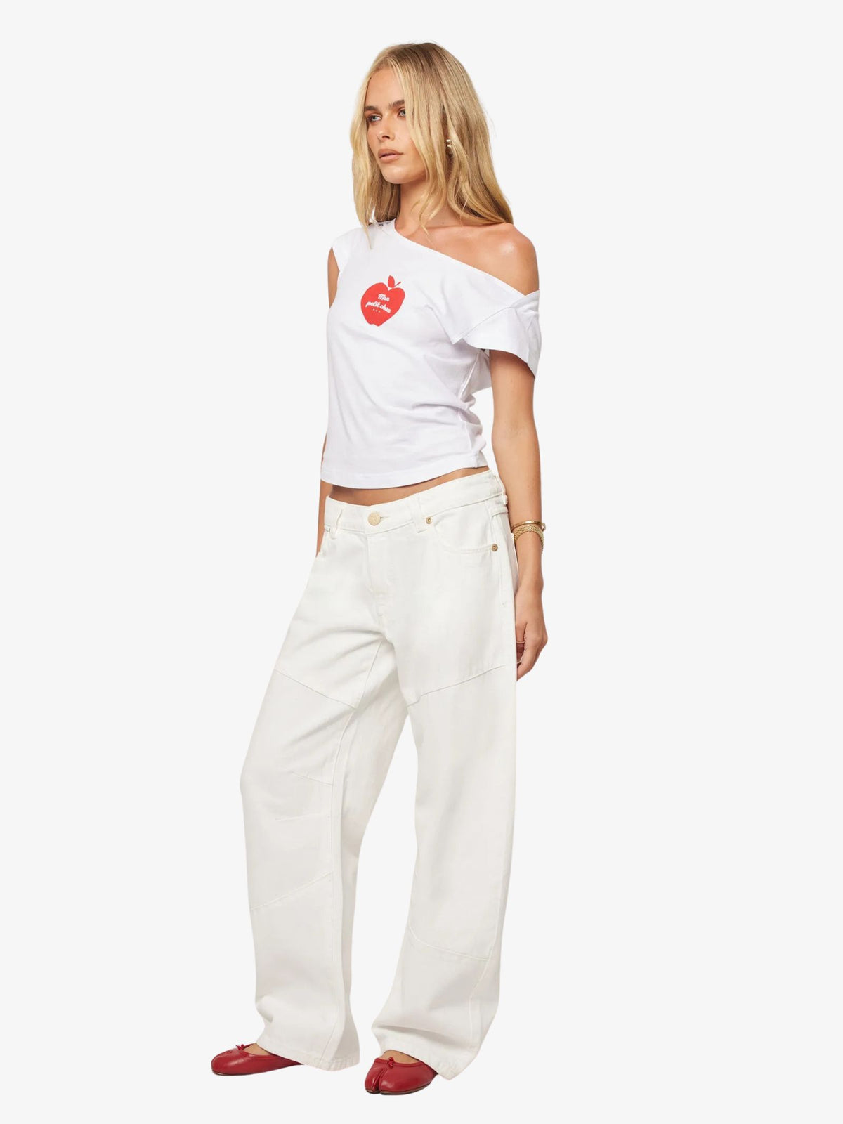 Abrand 99 Barrel Jeans | White Gold