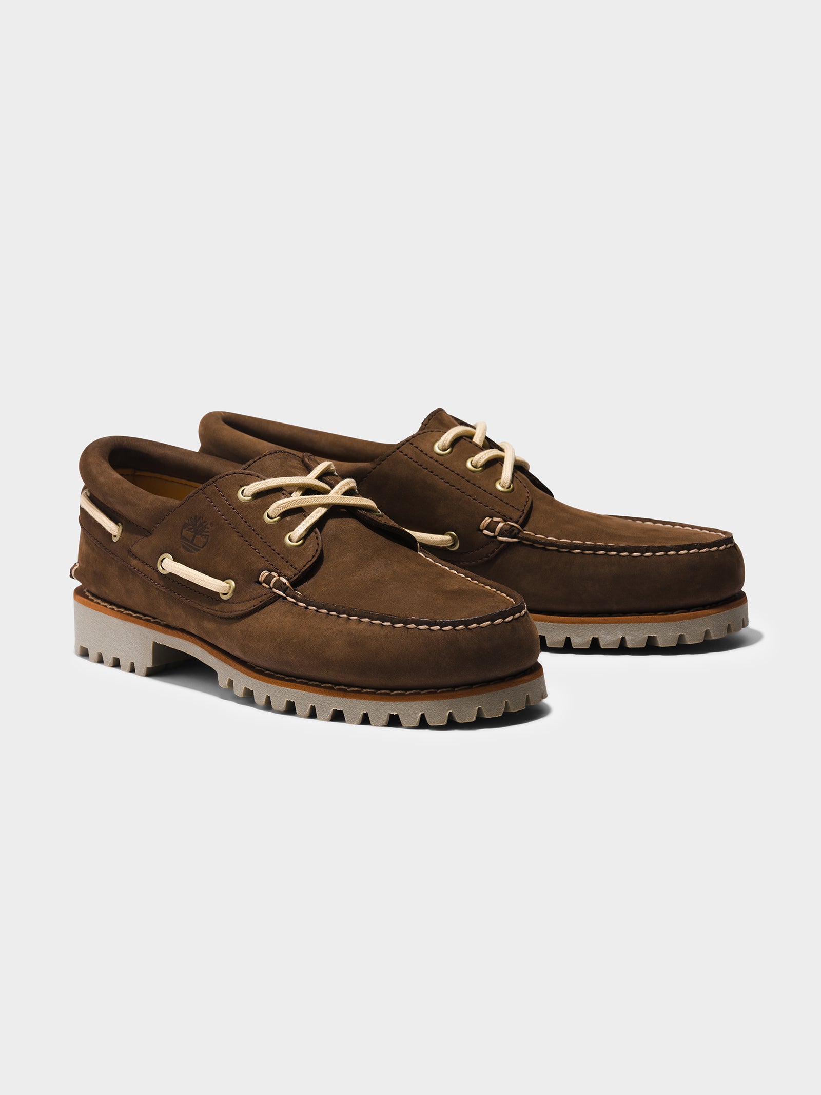 Timberland Mens Eye Classic Lug Handsewn Boat Shoes