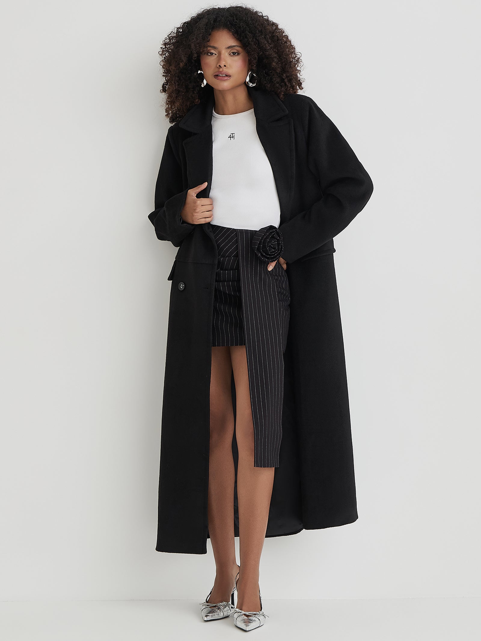 4th & Reckless Addilyn Skirt - Black Black | Glue Store