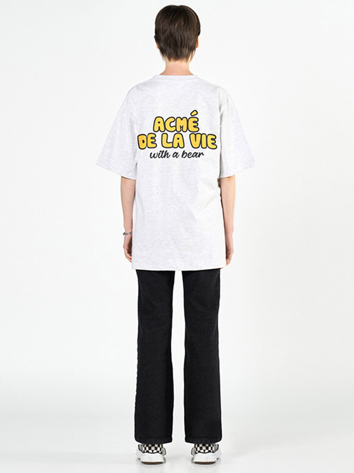 ADLV Pancake Bear Short Sleeve T-Shirt | Melange