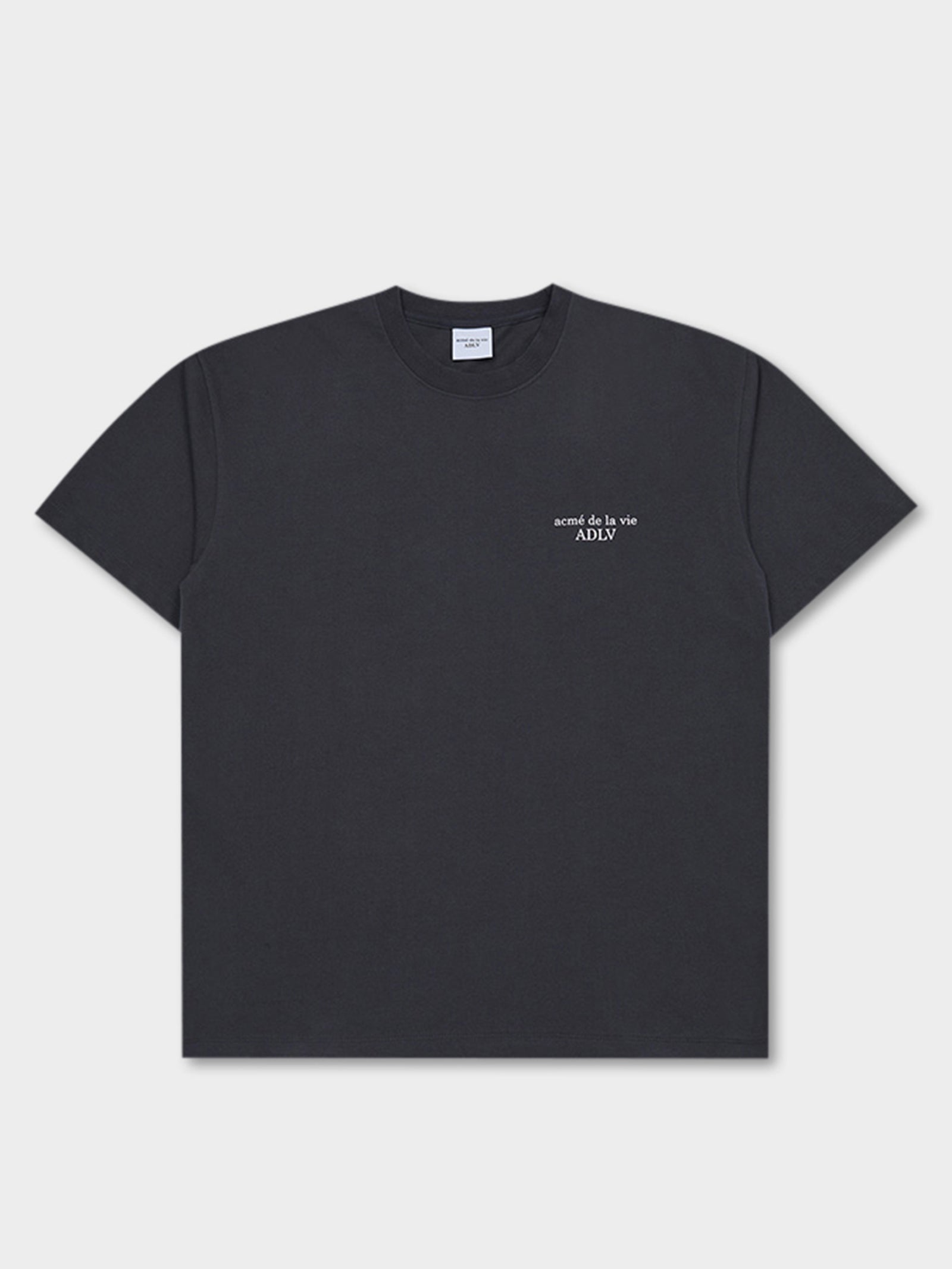 ADLV Basic Logo Season2 Tee Charcoal | Glue Store