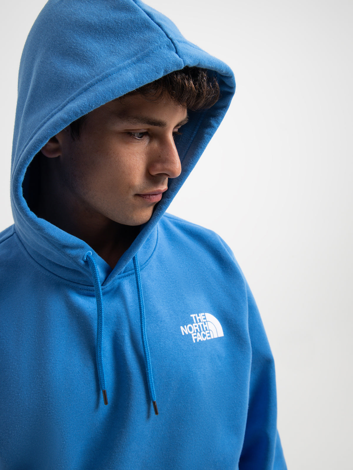 Heavyweight Box Pull Over Hoodie in Supersonic Blue