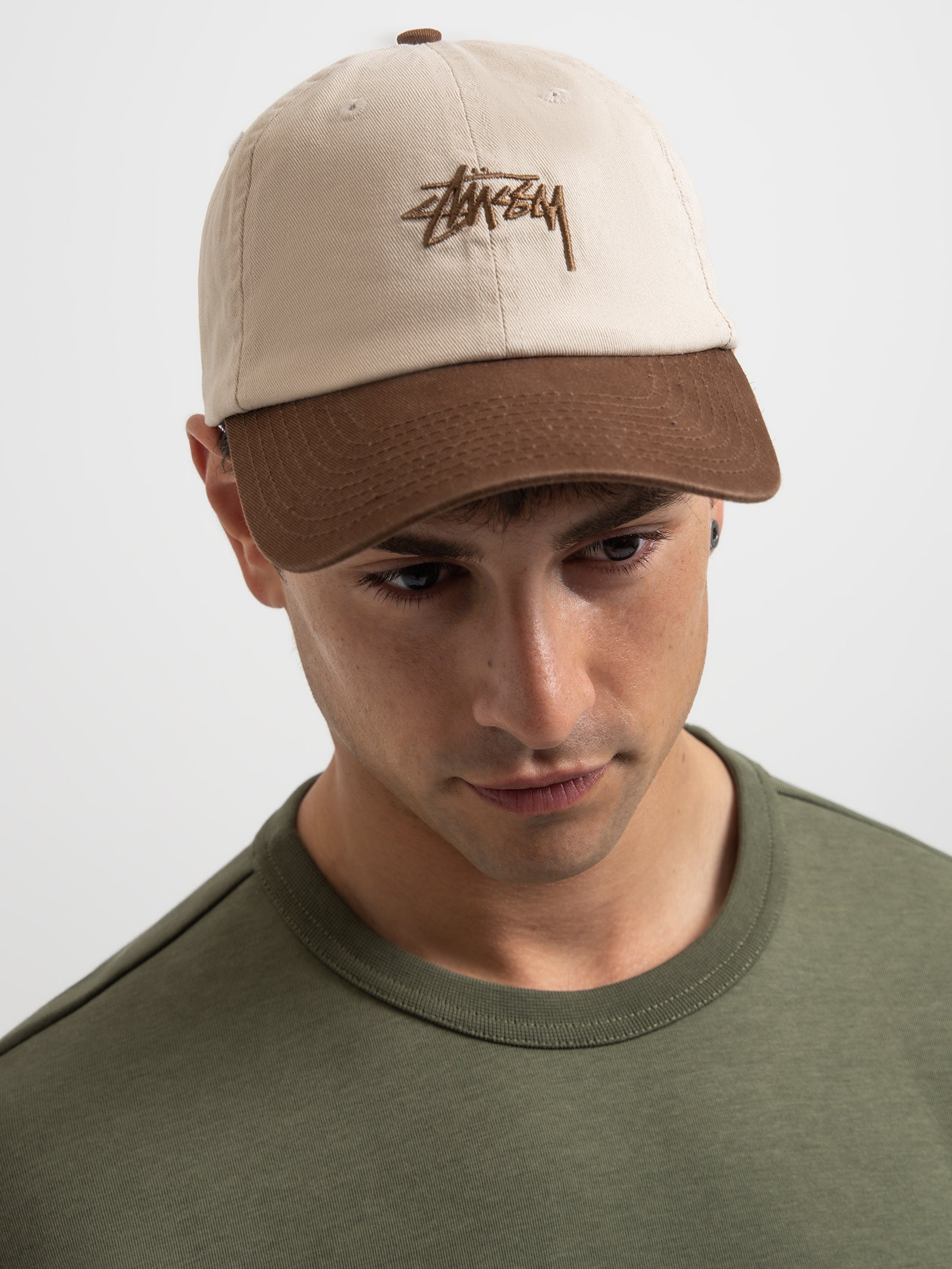 Stussy Stock Low Pro Cap Natural | Glue Store