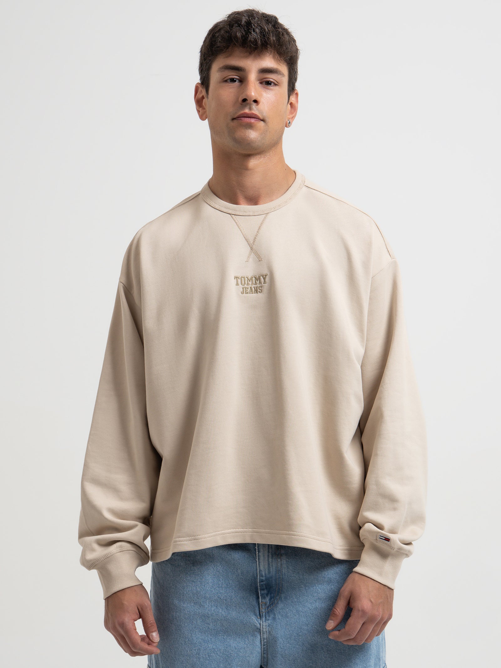 Logo Boxy Fit Sweatshirt