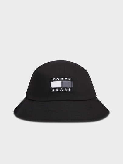 Heritage Bucket Hat in Black