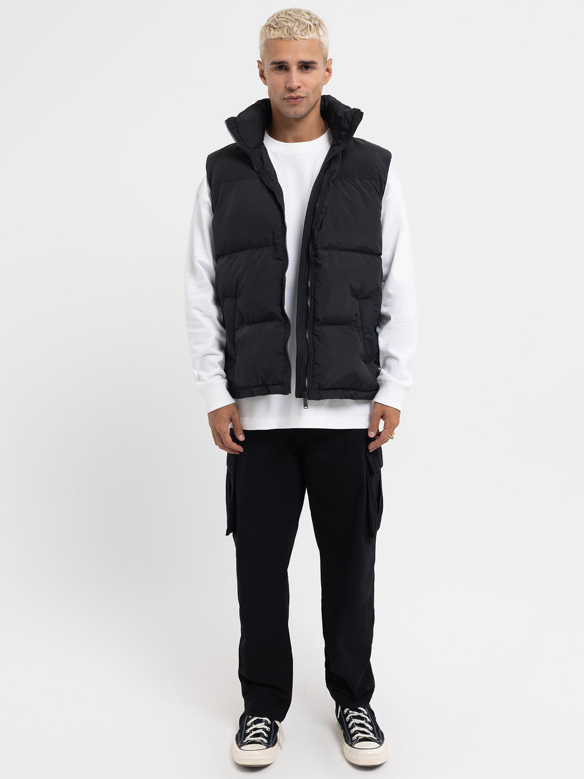 Article One Calix Puffer Vest | Black
