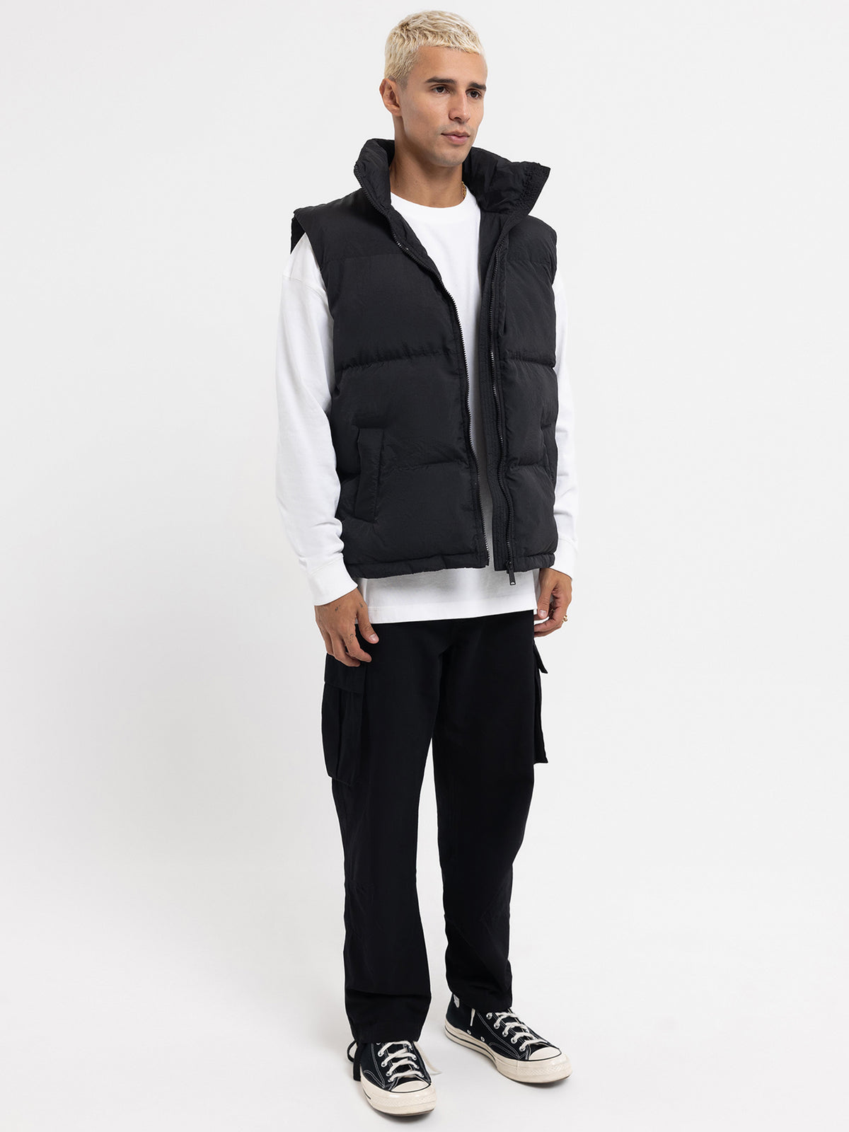 Article One Calix Puffer Vest | Black
