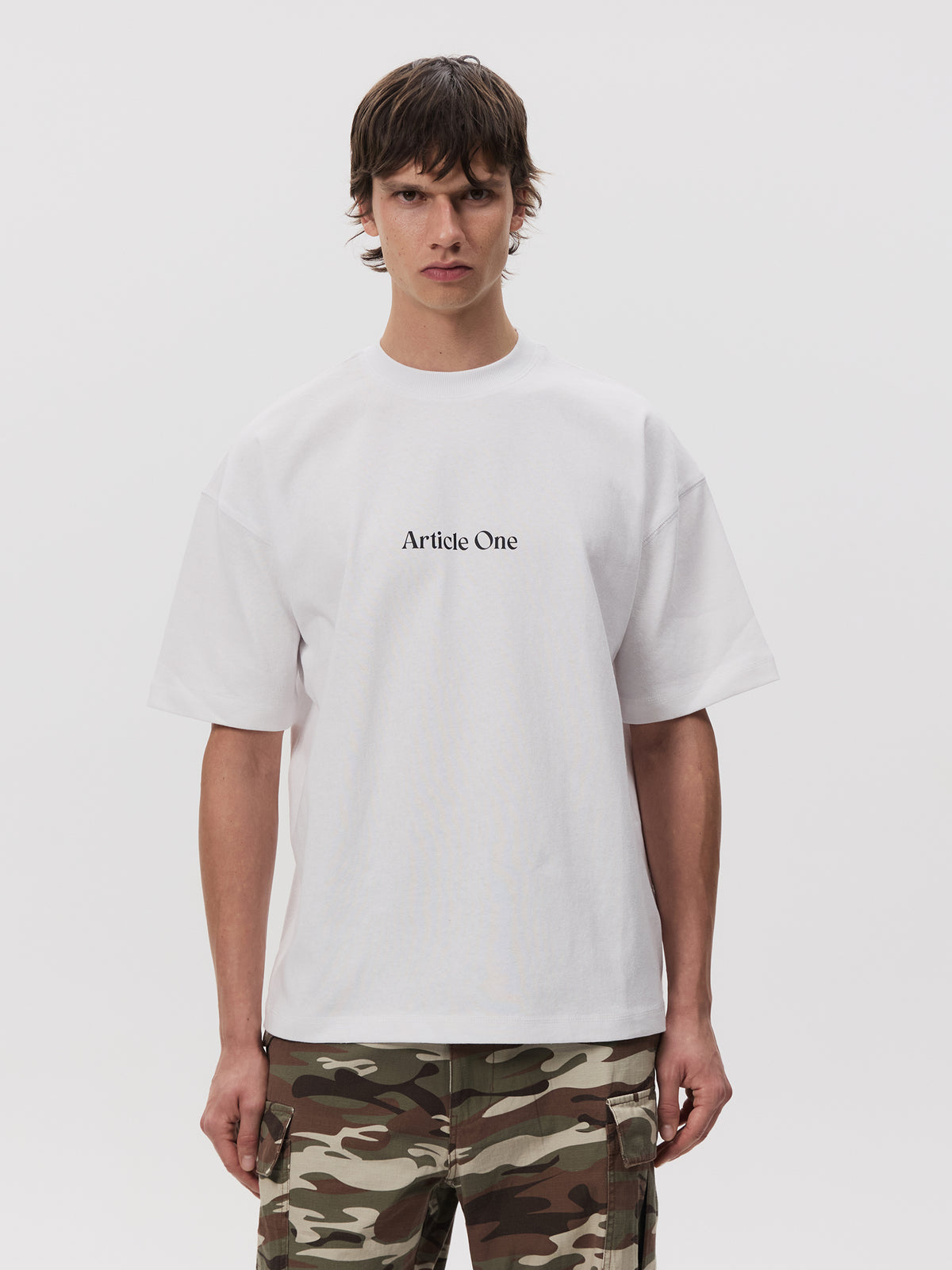 Article One Mariposa Logo Tee | White