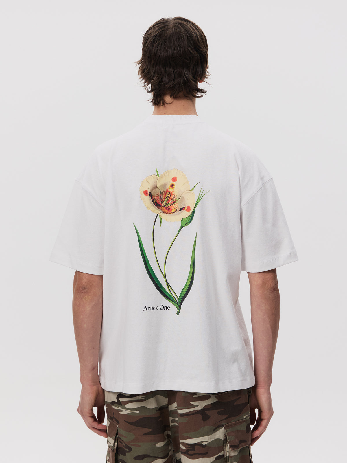 Article One Mariposa Logo Tee | White