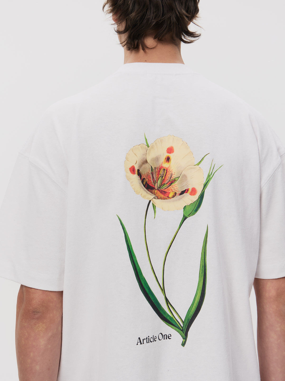 Article One Mariposa Logo Tee | White