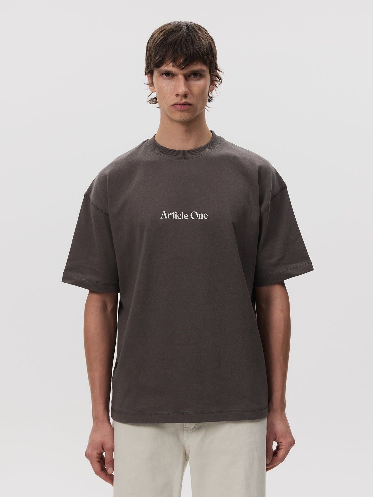 Article One Mariposa Logo Tee | Obsidian