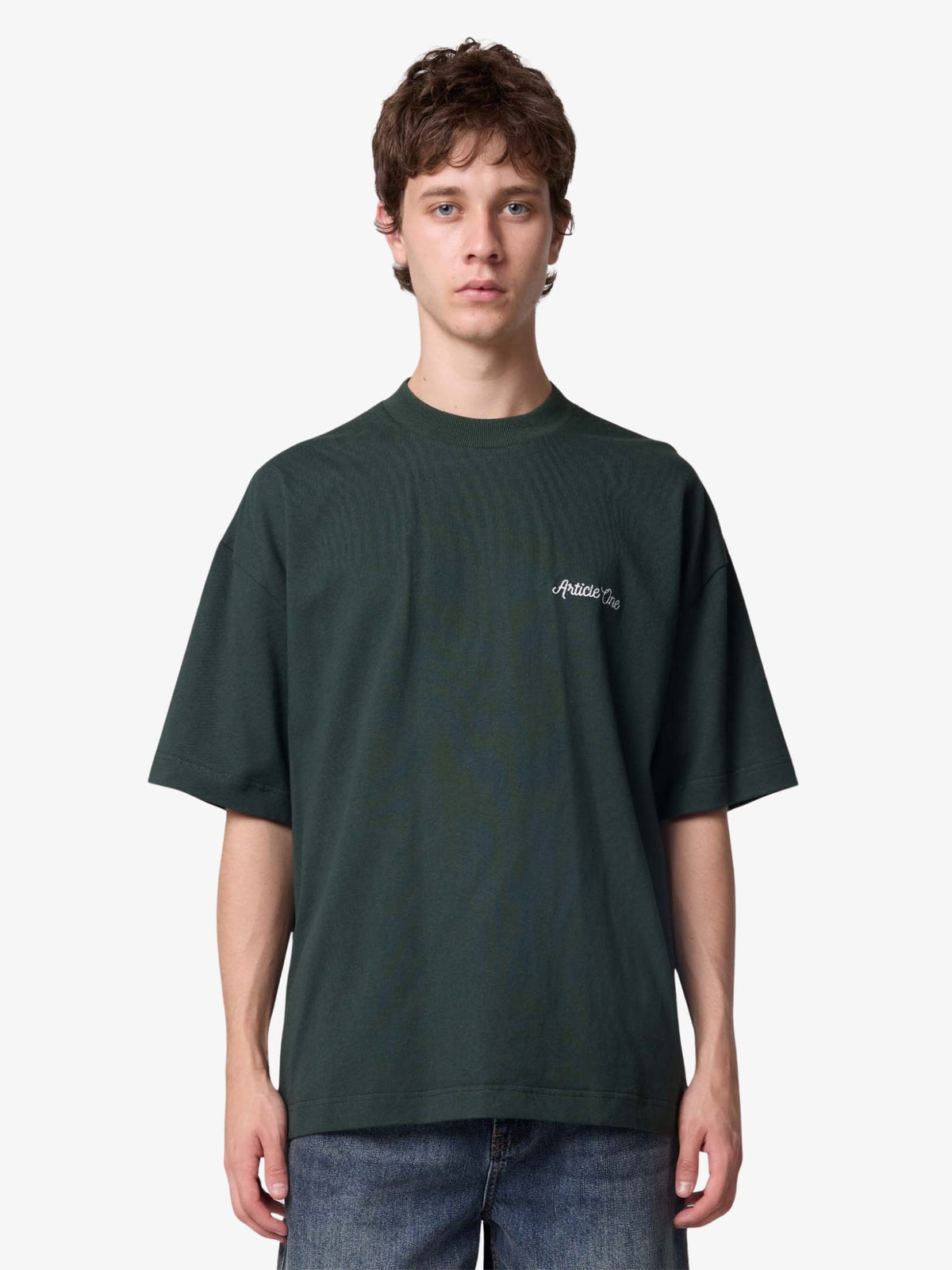 Article One Chainstitch Logo Tee | College Green