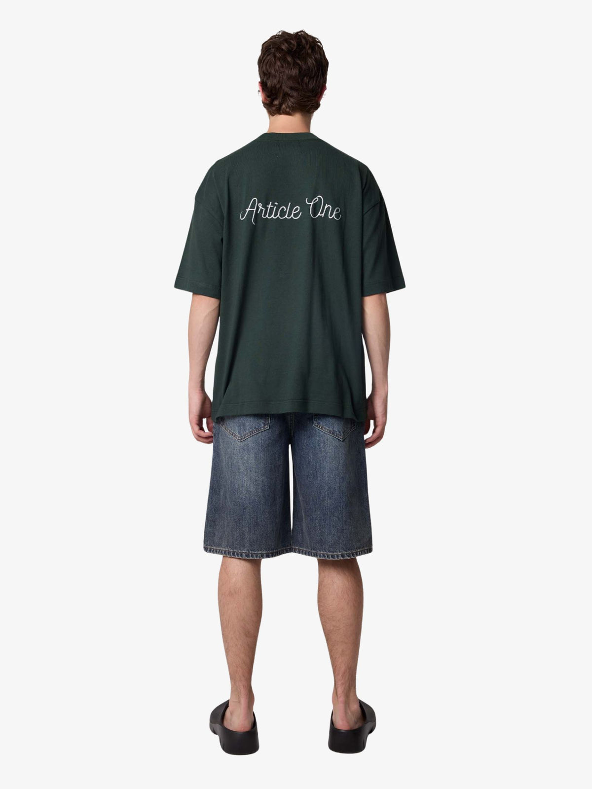 Article One Chainstitch Logo Tee | College Green