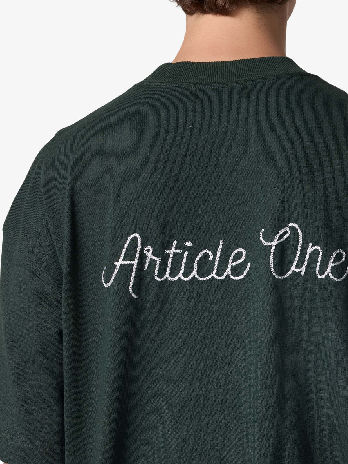 Article One Chainstitch Logo Tee | College Green
