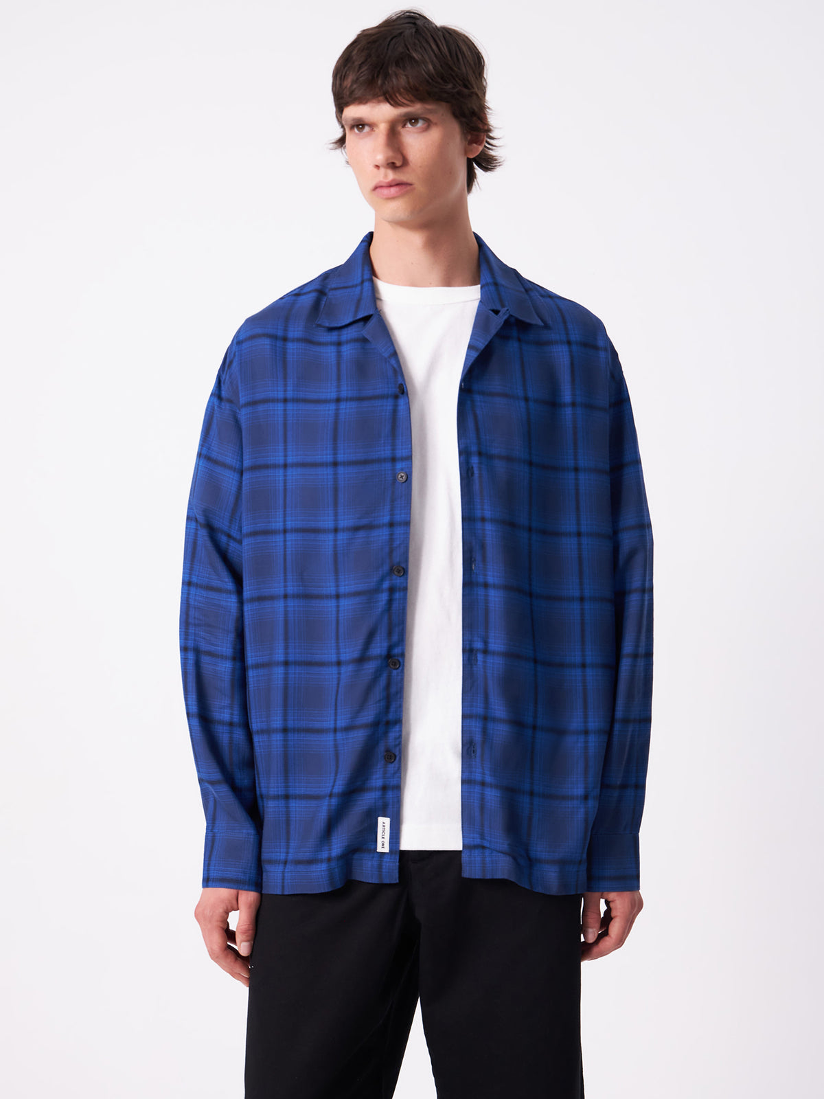 Article One Axel Shirt | Navy Plaid