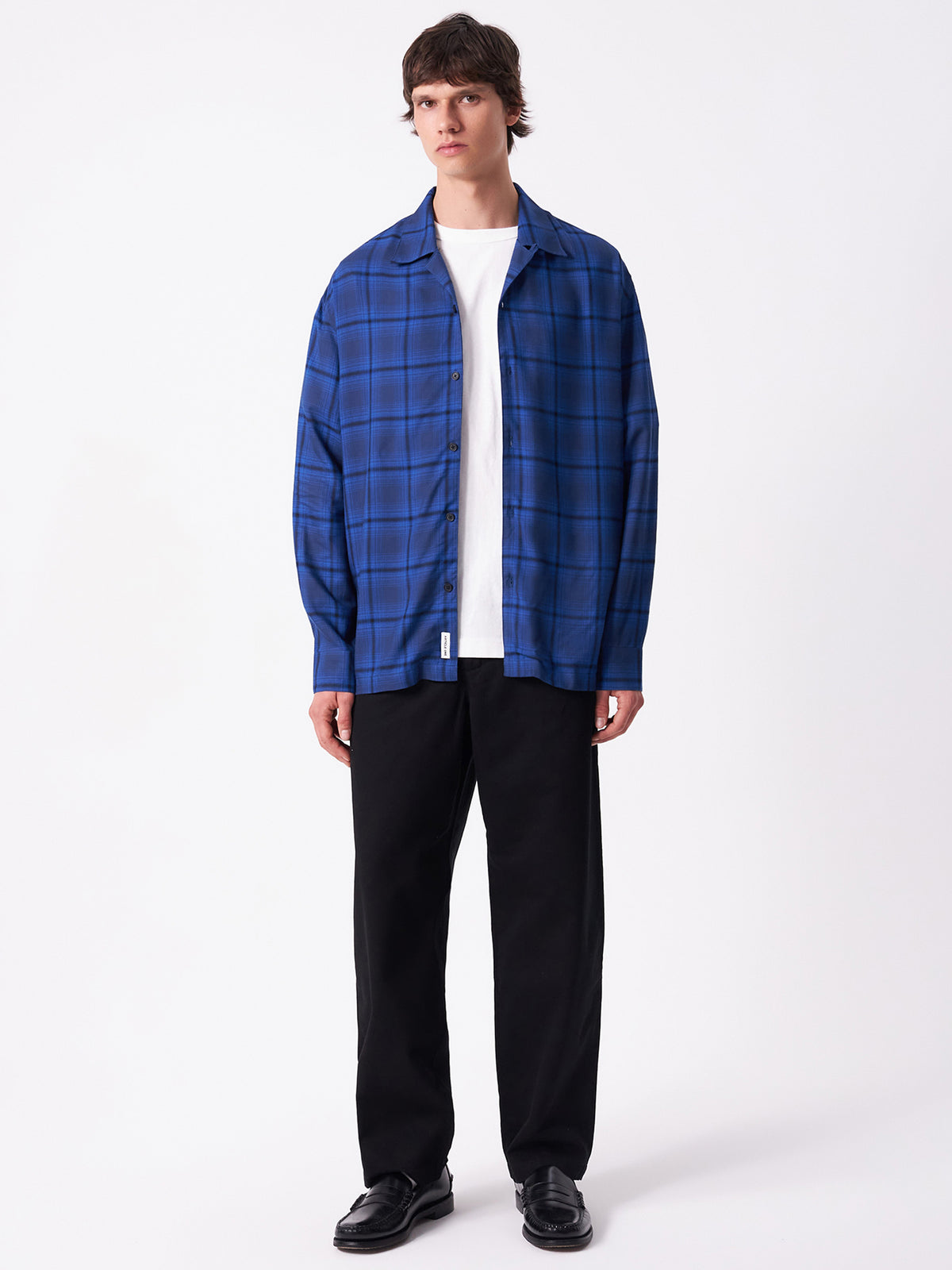 Article One Axel Shirt | Navy Plaid