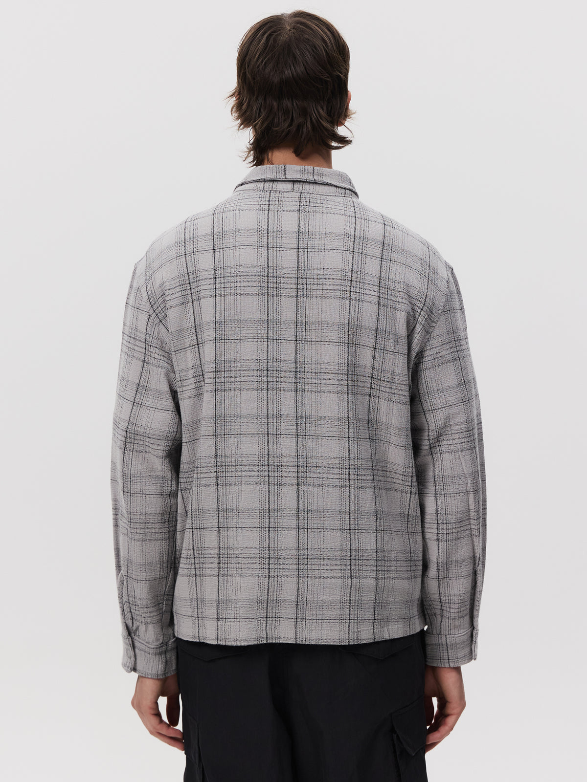 Article One Porter Zip Shirt | Light Grey