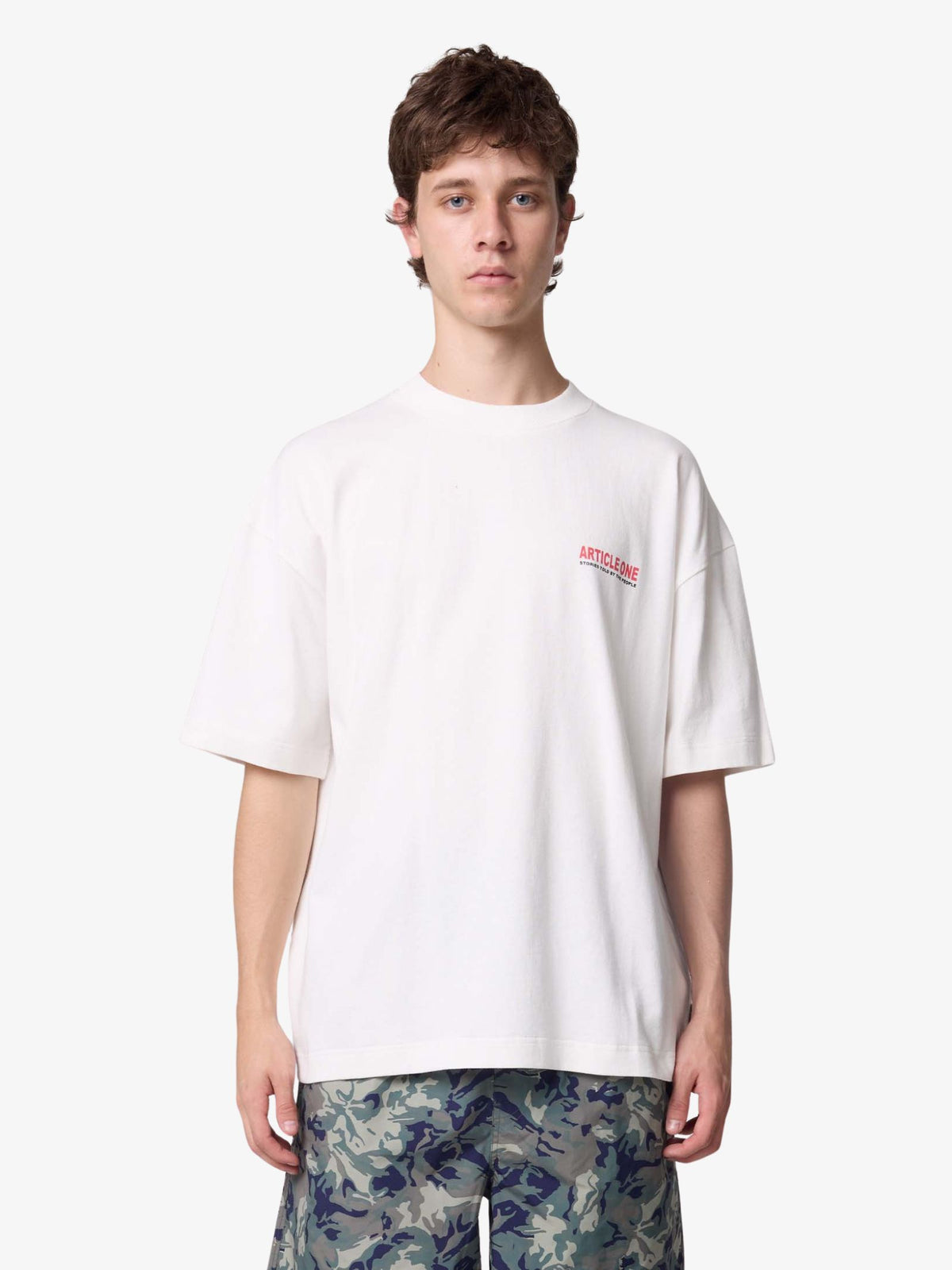 Article One Stories Boxy Tee | Off White