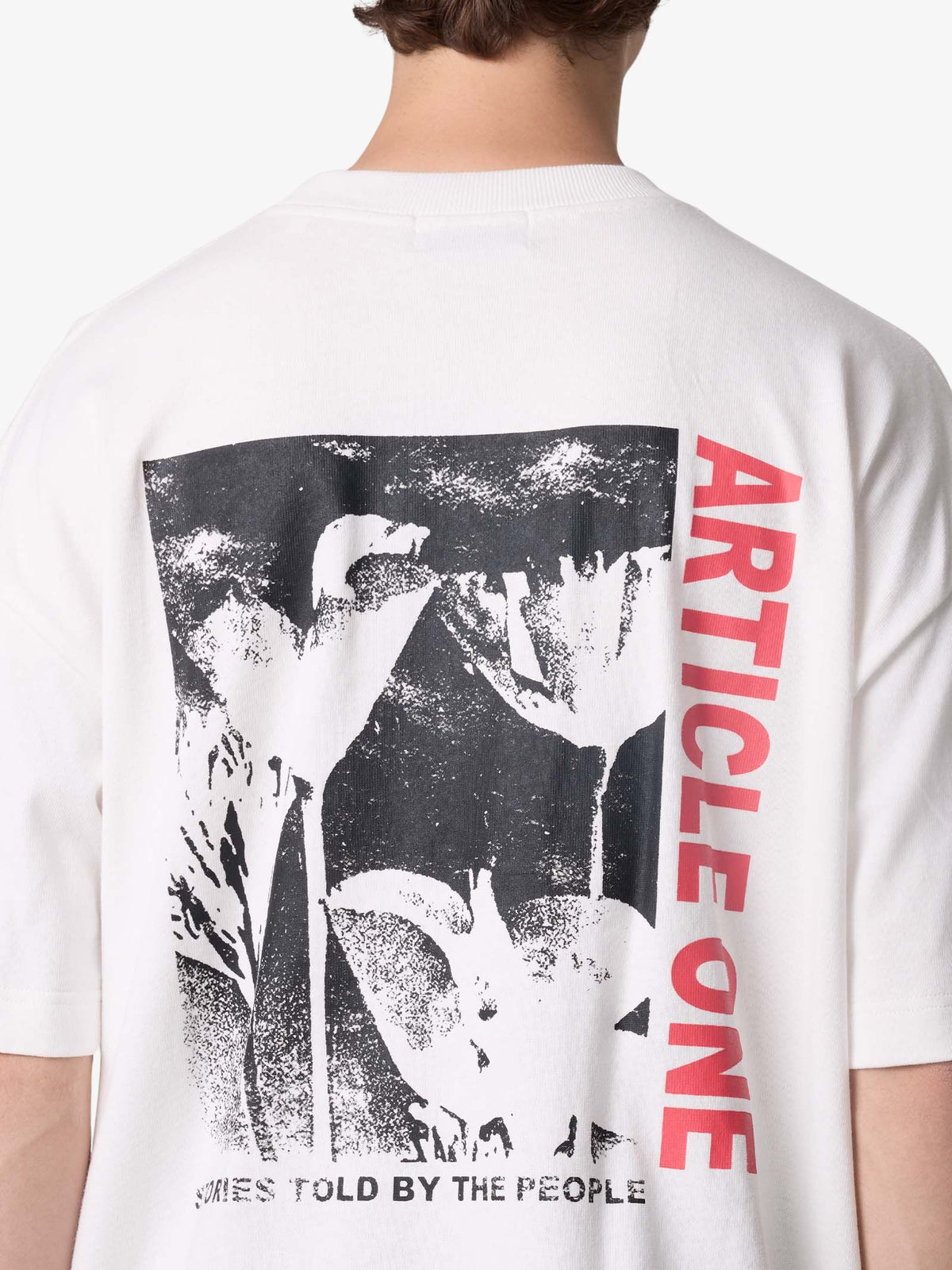 Article One Stories Boxy Tee | Off White