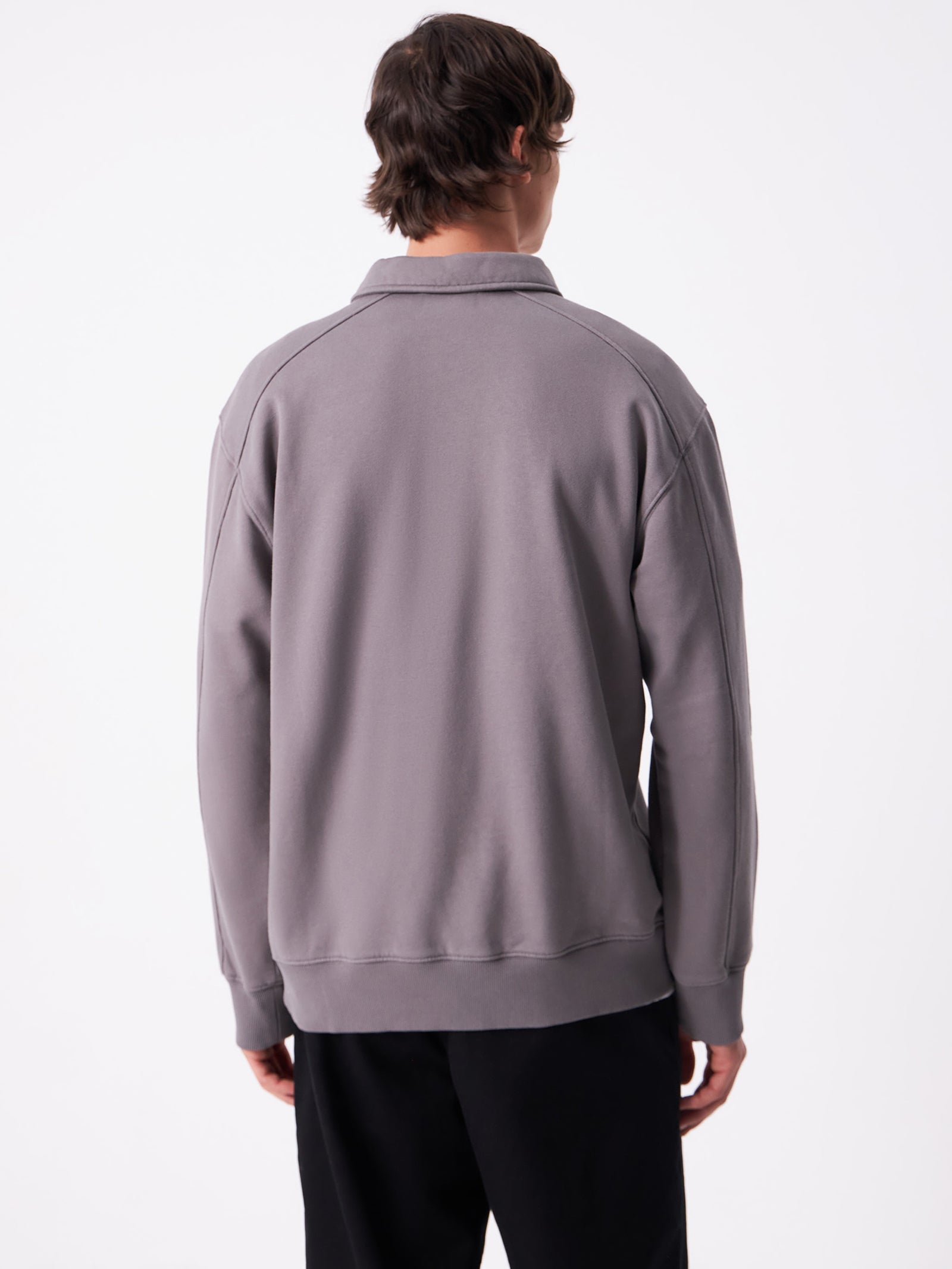 Article Collared Zip Sweat