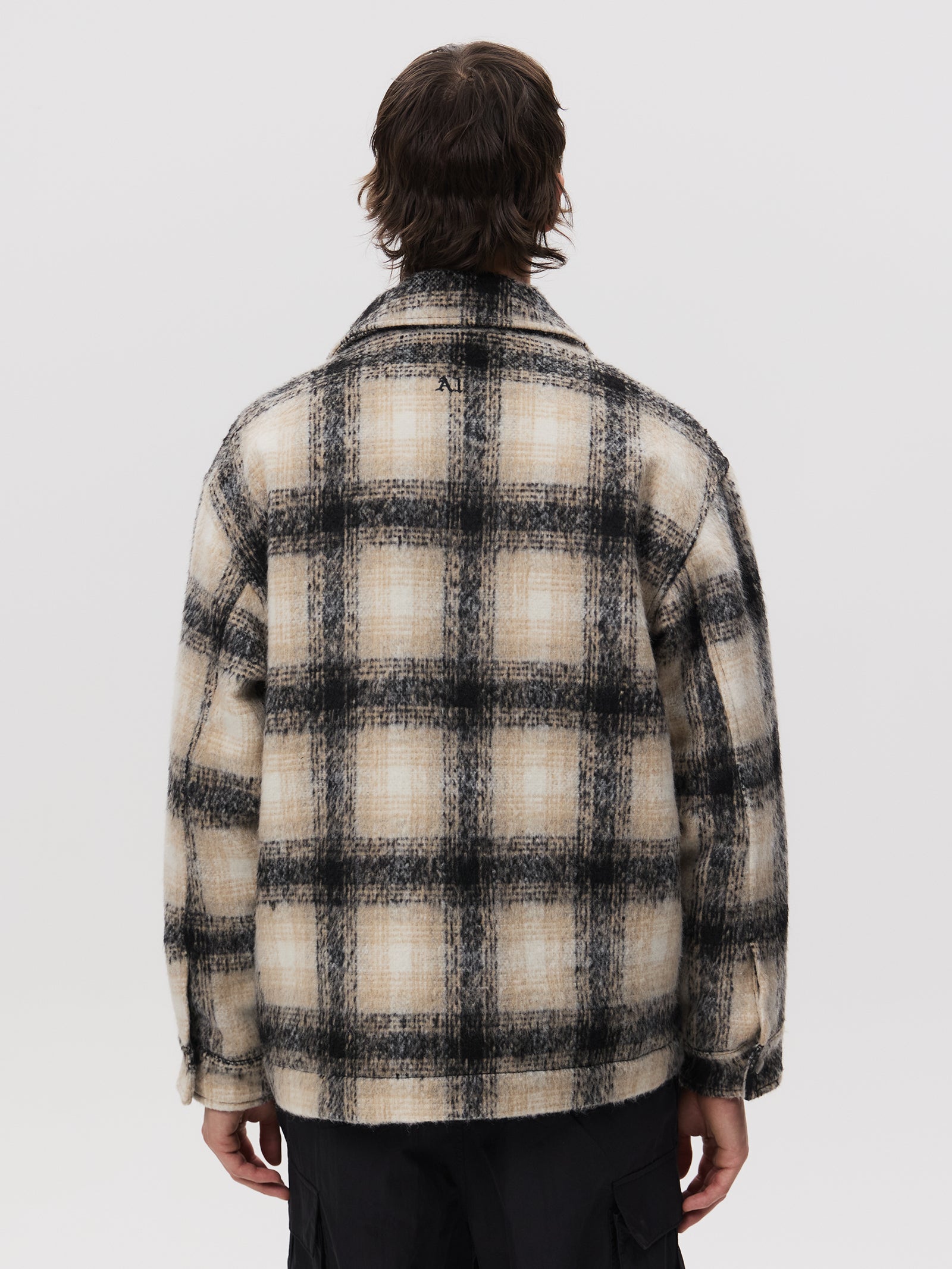 Article One Tech Flannel Jacket Black/White Check