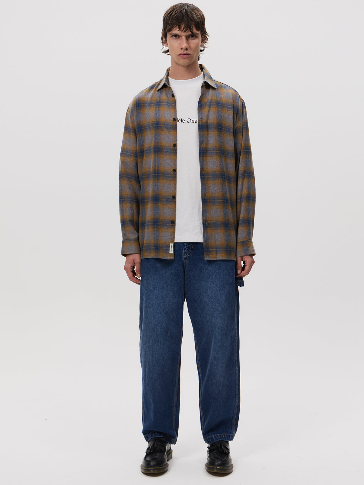 Article One Martin Flannel Shirt | CLAY CHECK