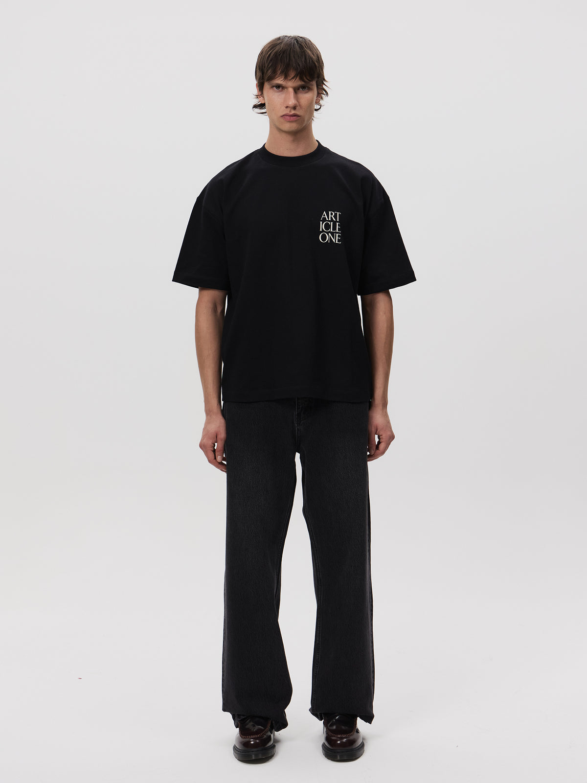 Article One Lockup Logo Tee | Black