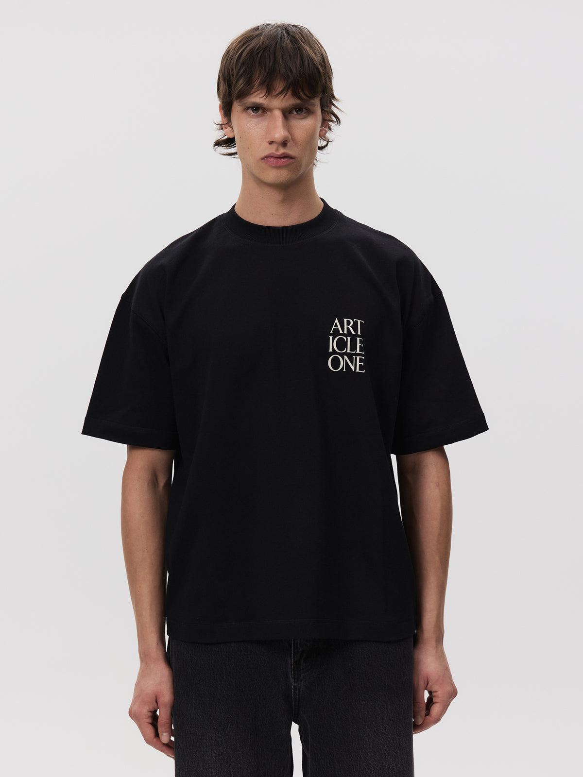 Article One Lockup Logo Tee | Black