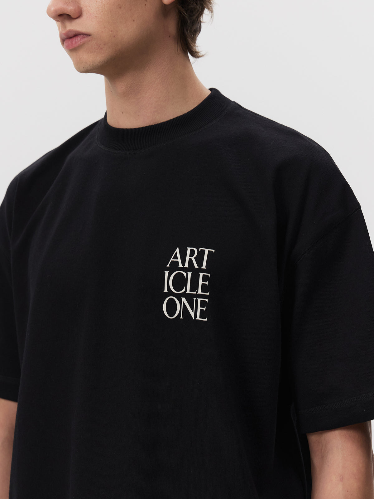 Article One Lockup Logo Tee | Black