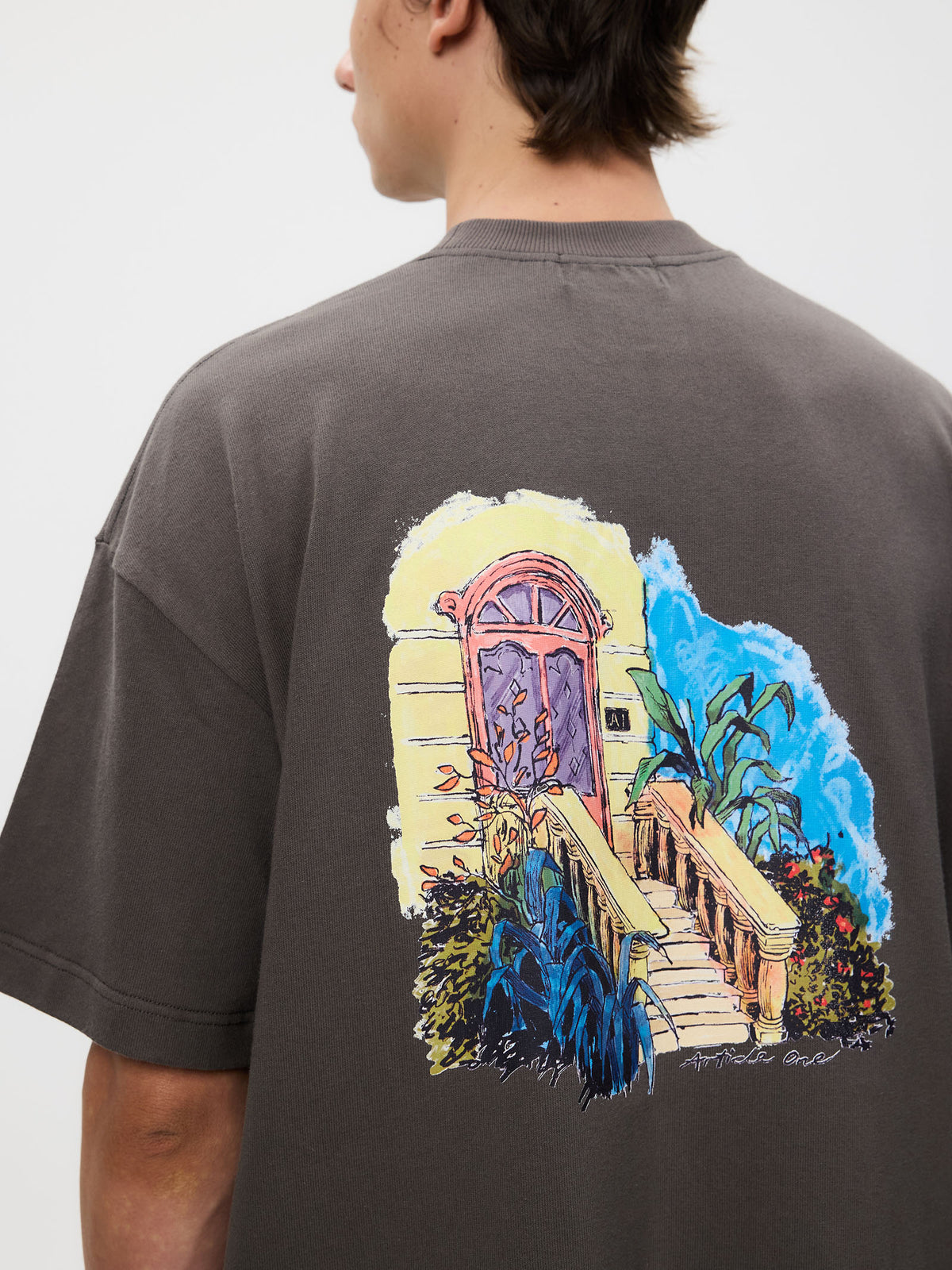 Article One Tuscany Tee | Washed Black