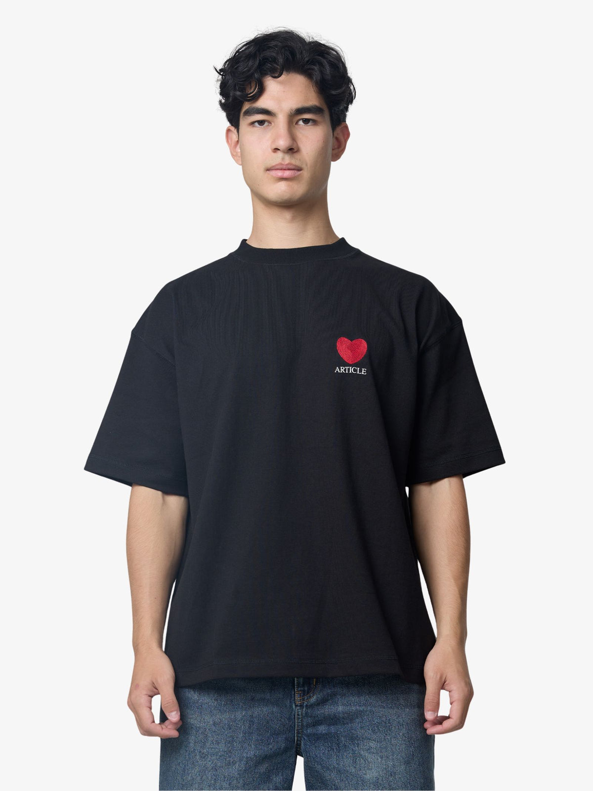 Article One Article Heart Tee | Black