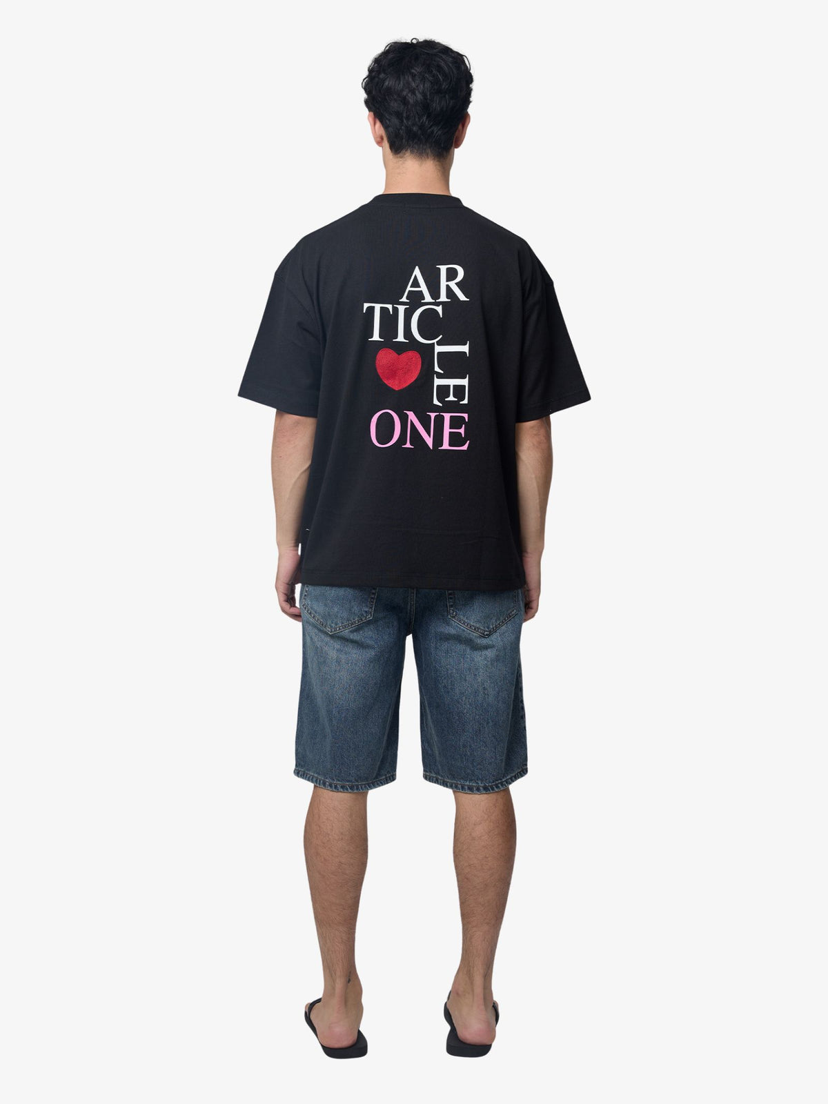 Article One Article Heart Tee | Black