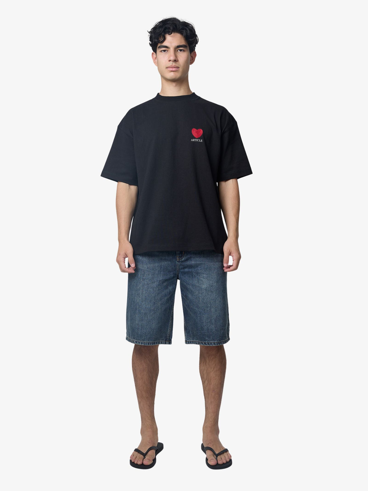 Article One Article Heart Tee | Black