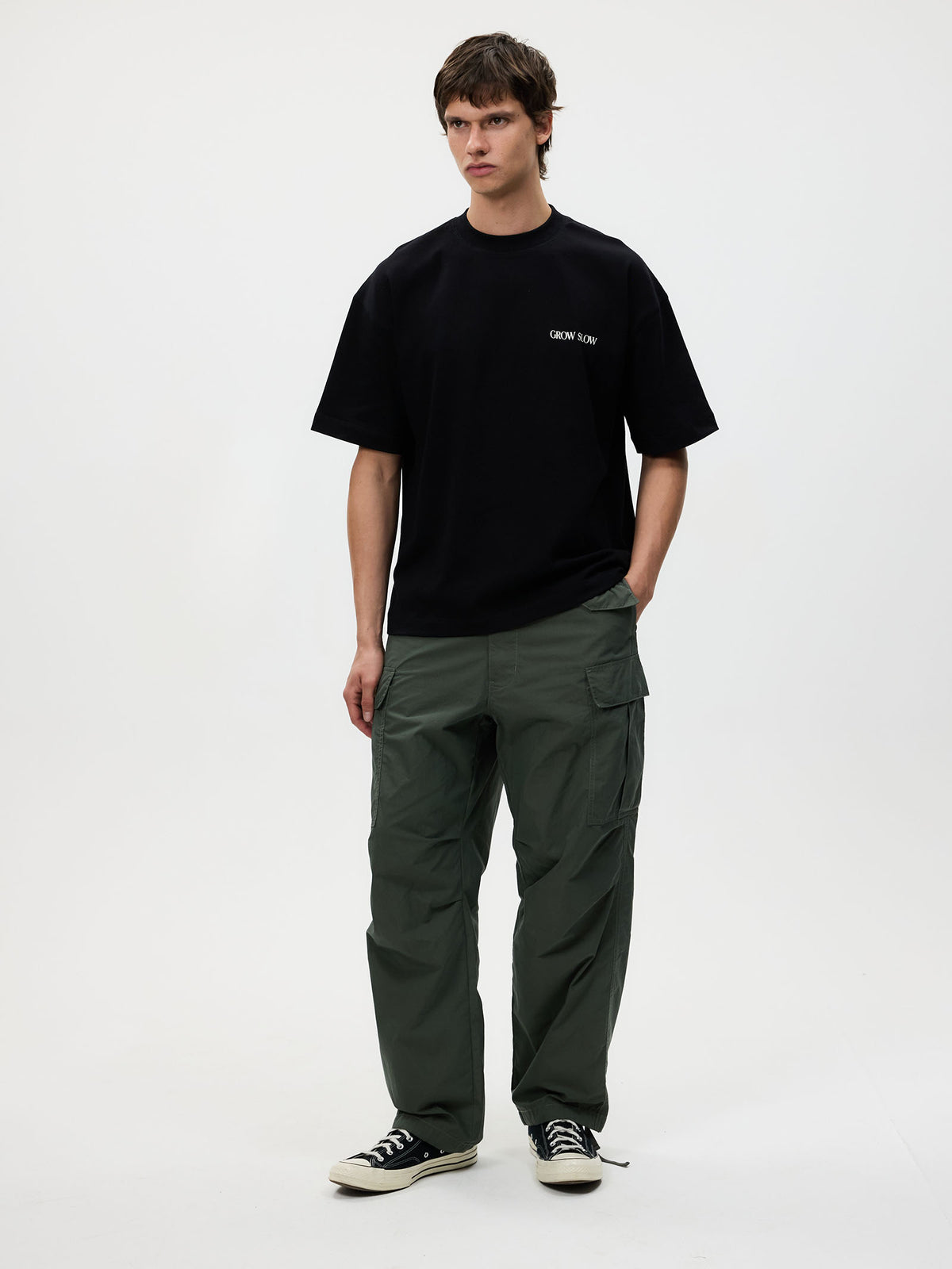 Article One Vine Tee | WASHED BLACK