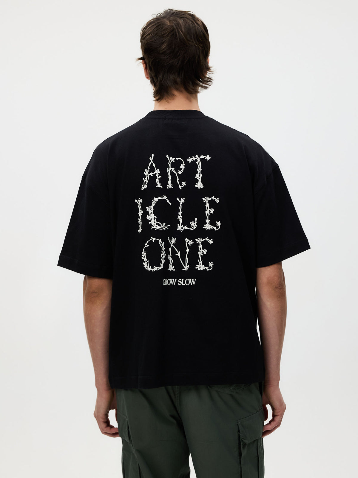 Article One Vine Tee | WASHED BLACK
