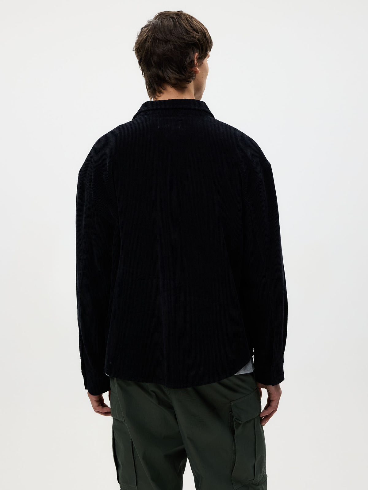 Article One Hunter Cord Overshirt | Charcoal