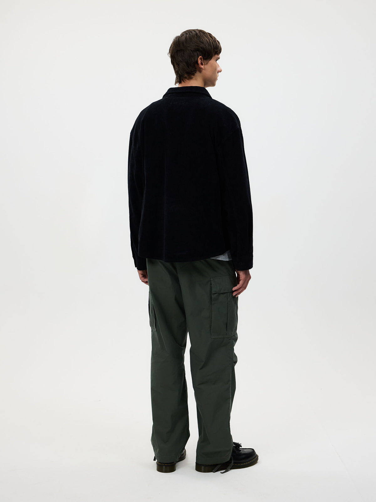 Article One Hunter Cord Overshirt | Charcoal