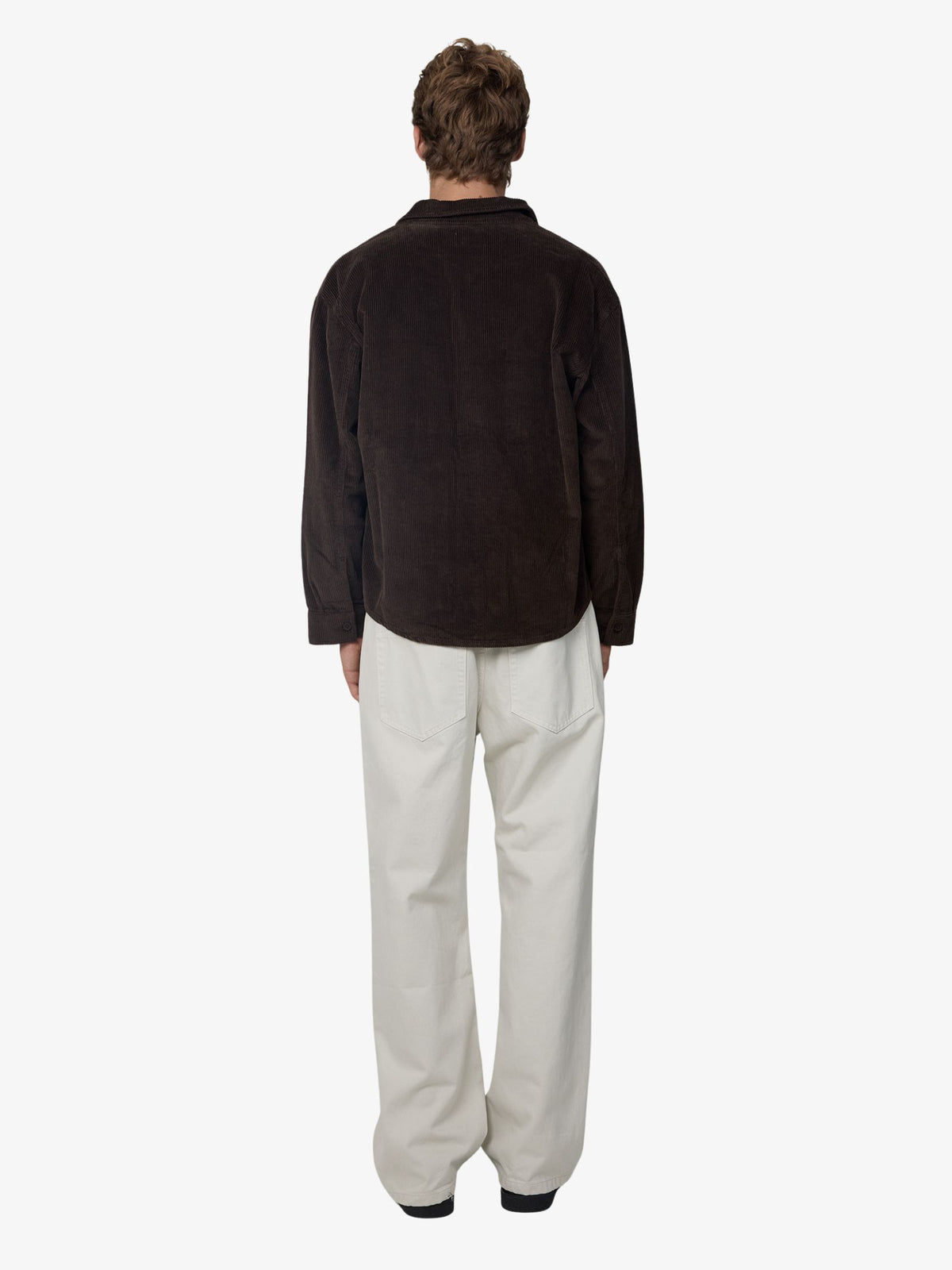 Article One Hunter Cord Overshirt | Chocolate