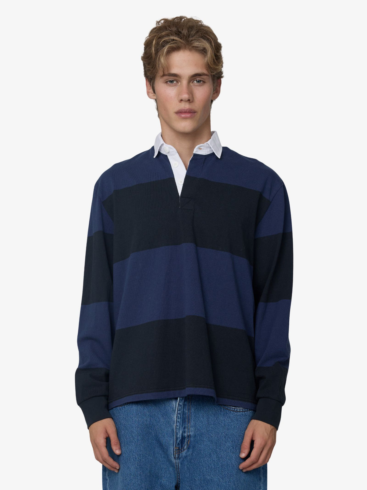 Article One Tate Rugby | BLACK/NAVY