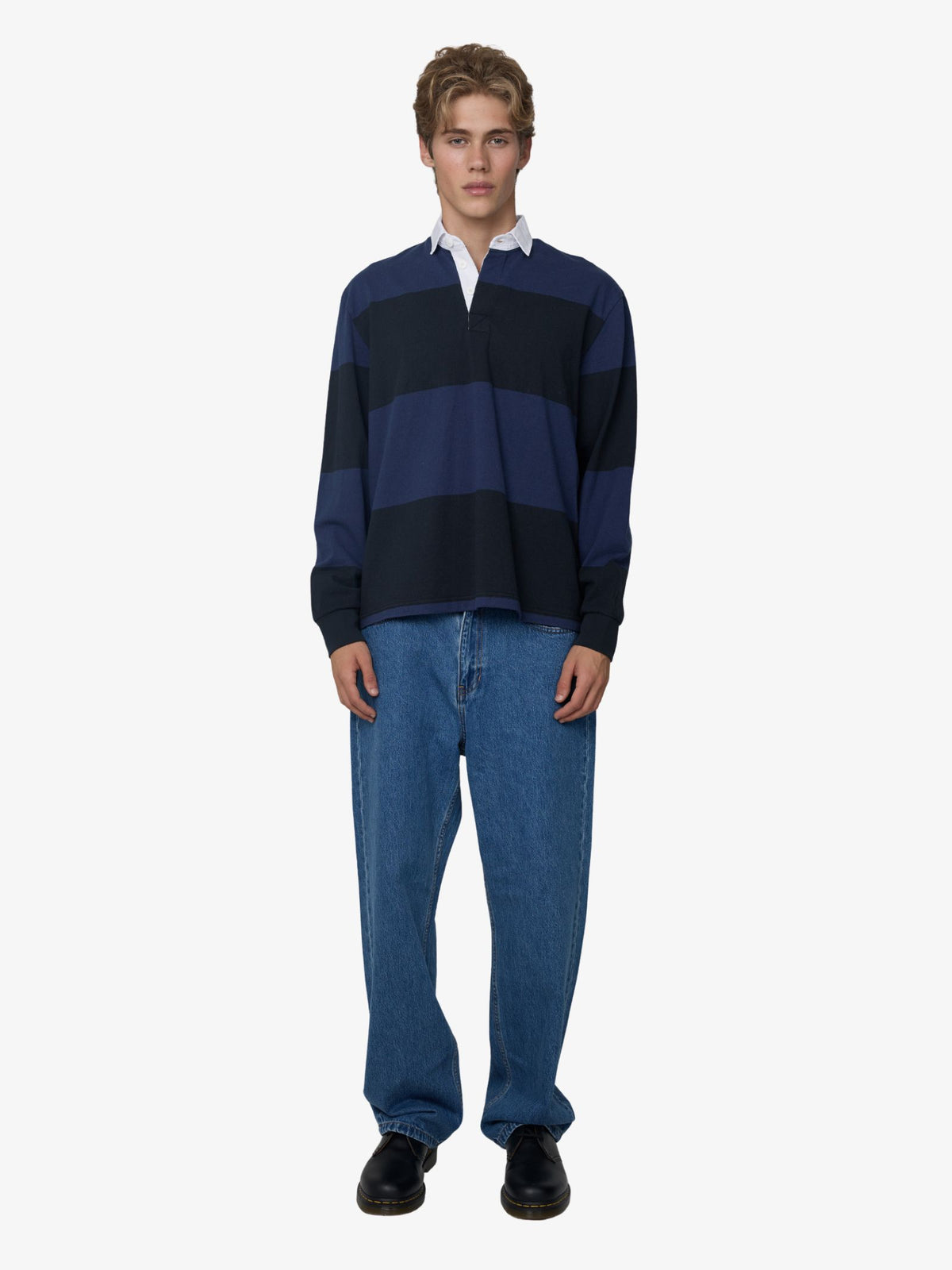 Article One Tate Rugby | BLACK/NAVY