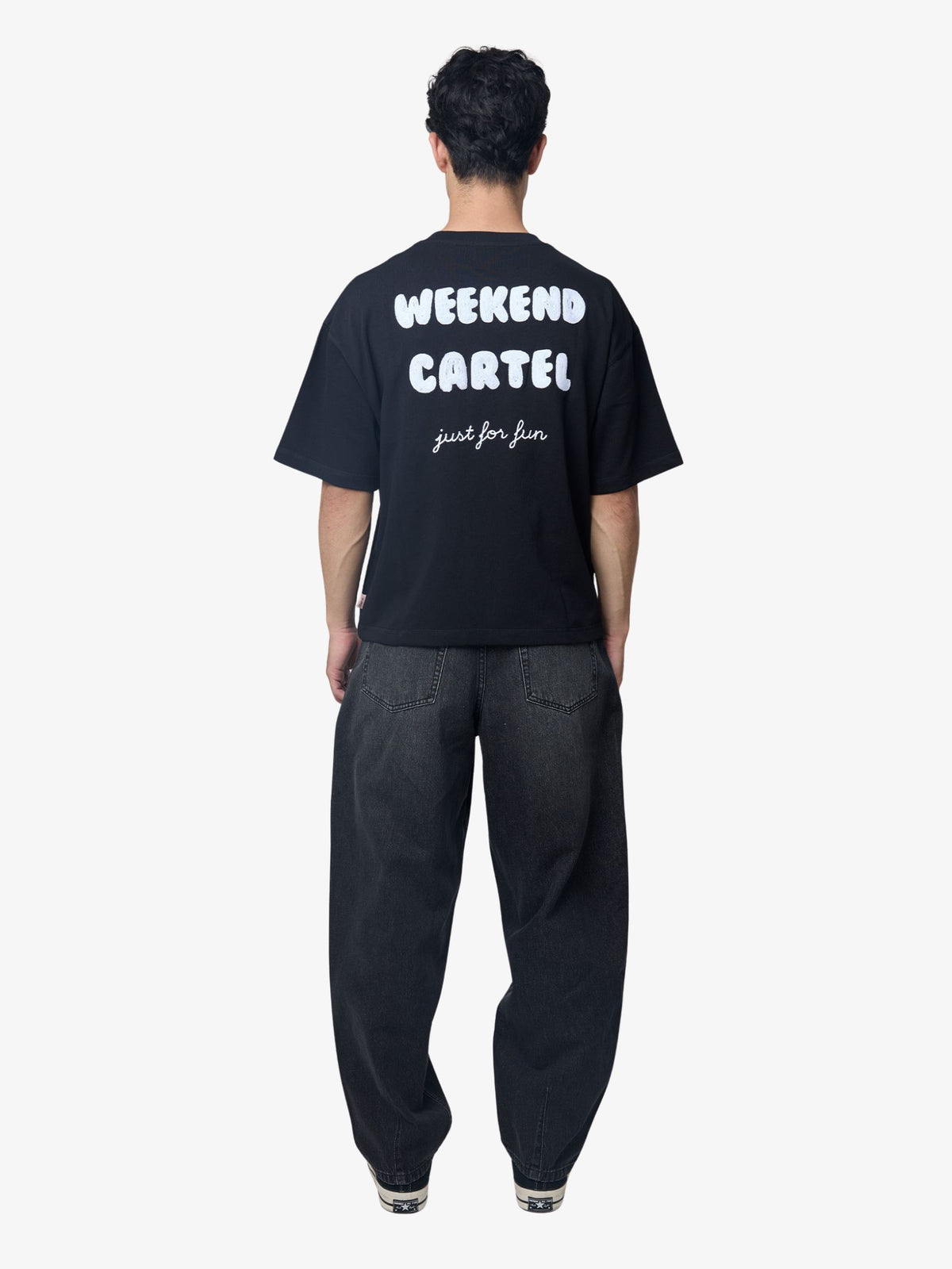 Article One Barney Barrel Jeans | Worn Black