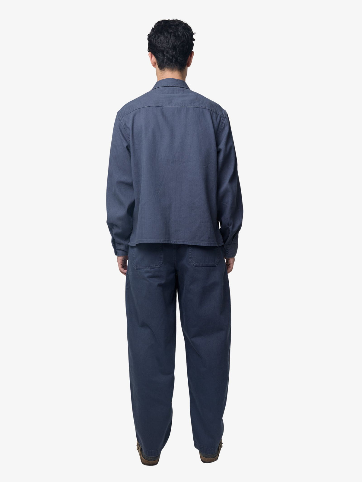 Article One Nino Washed Cotton Overshirt | WASHED AZURE