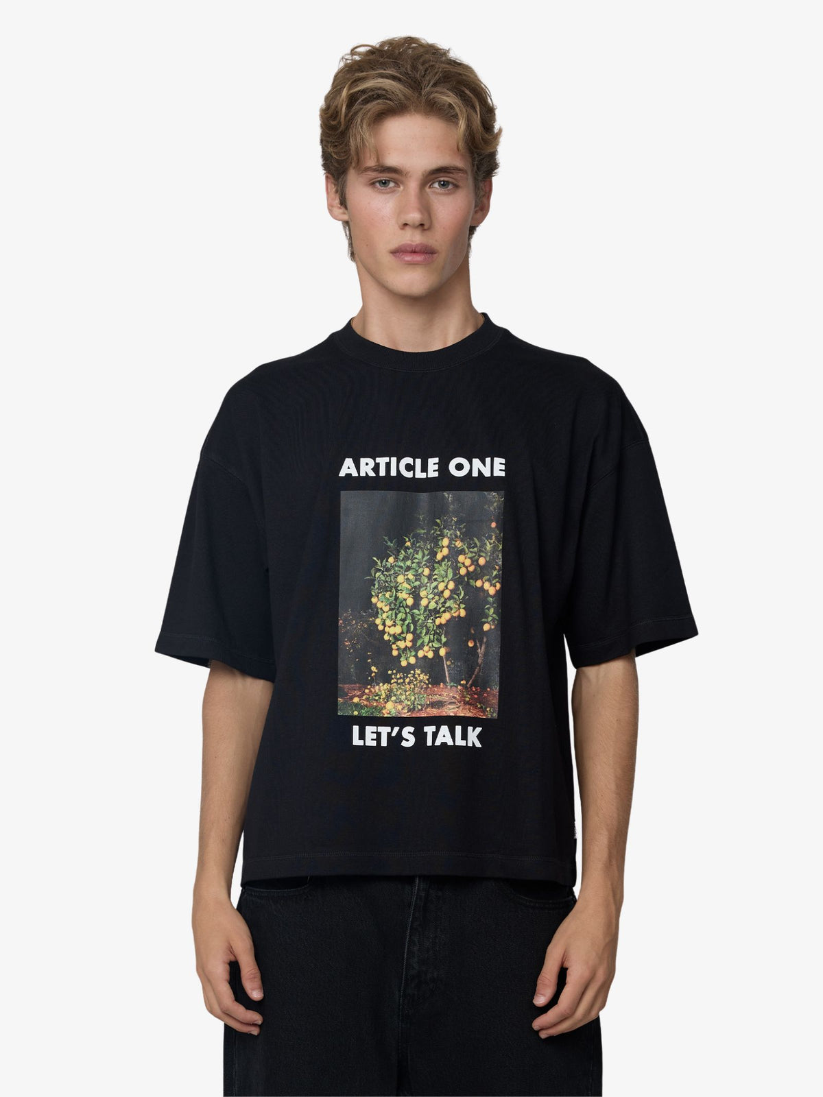 Article One Mindmap Tee | BLACK