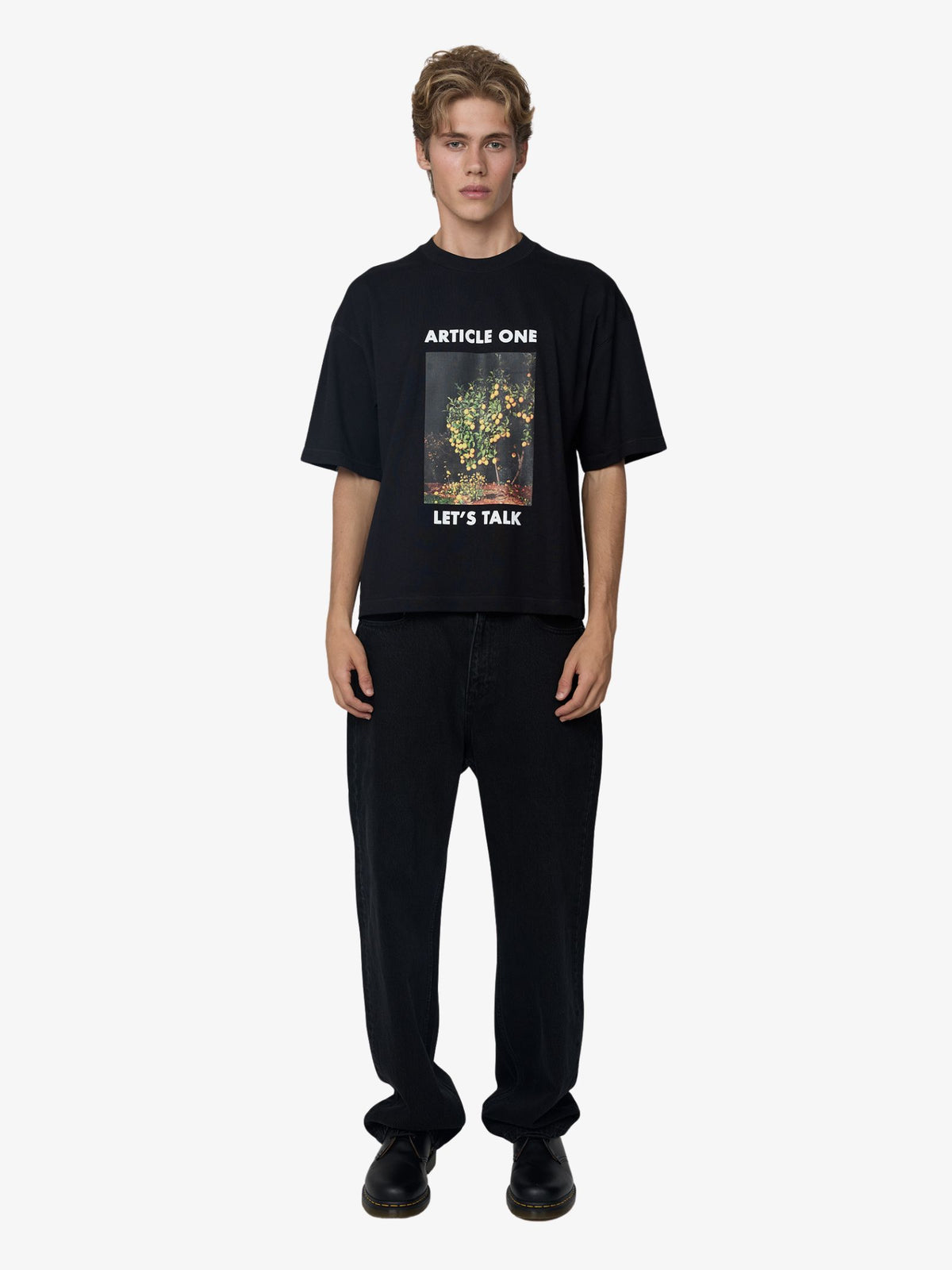 Article One Mindmap Tee | BLACK