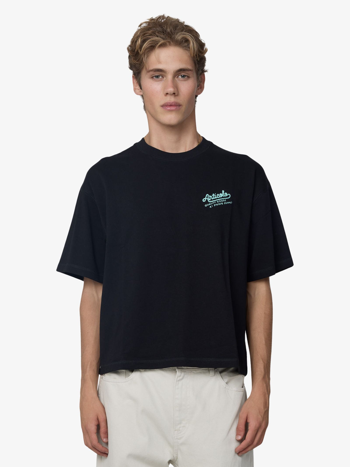 Article One Fuzzy Tee | BLACK