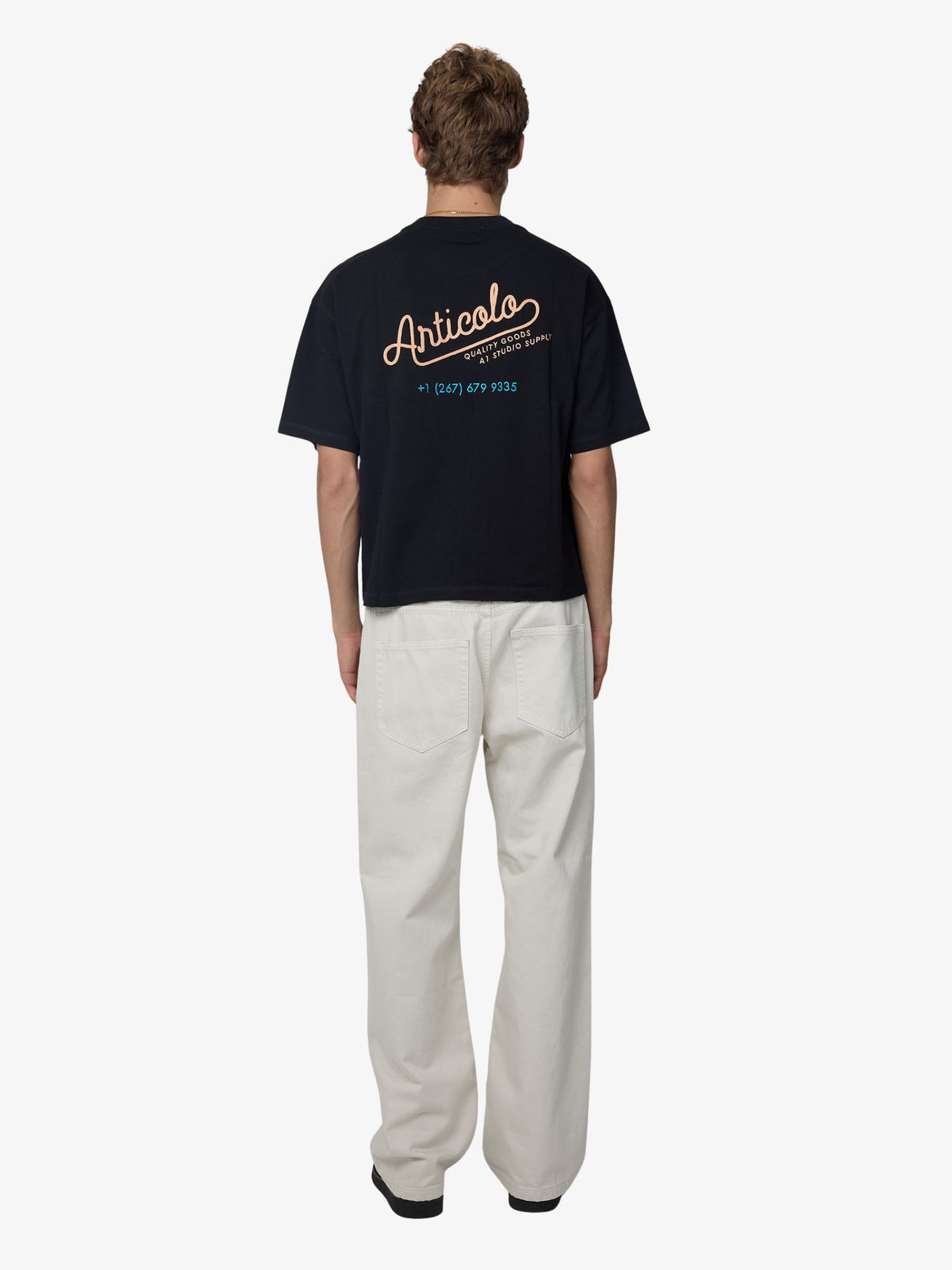 Article One Fuzzy Tee | BLACK